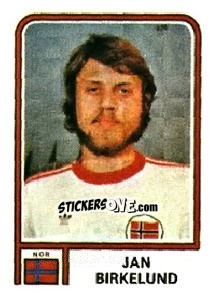 Sticker Jan Birkelund - FIFA World Cup Argentina 1978 - Panini