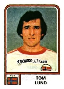 Sticker Tom Lund - FIFA World Cup Argentina 1978 - Panini