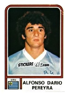 Sticker Alfonso Dario Pereyra - FIFA World Cup Argentina 1978 - Panini