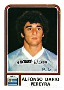 Sticker Alfonso Dario Pereyra - FIFA World Cup Argentina 1978 n. 393 - Panini