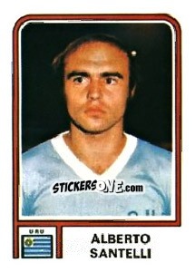 Sticker Alberto Santelli - FIFA World Cup Argentina 1978 - Panini