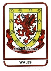 Sticker Wales Federation - FIFA World Cup Argentina 1978 - Panini