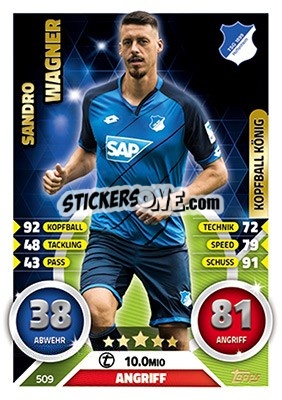 Sticker Sandro Wagner