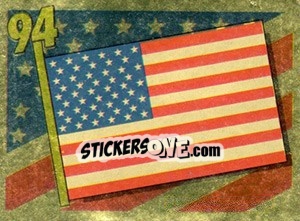 Sticker Bandera - Mundial De Futbol USA 94 n. 5 - Navarrete