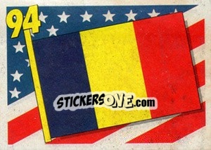 Cromo Bandera - Mundial De Futbol USA 94 n. 7 - Navarrete
