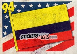Sticker Bandera - Mundial De Futbol USA 94 n. 8 - Navarrete