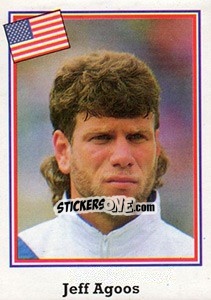 Sticker Jeff Agoos - Mundial De Futbol USA 94 - Navarrete