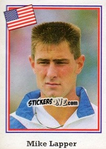 Sticker Mike Lapper - Mundial De Futbol USA 94 - Navarrete
