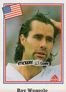 Sticker Roy Wegerle - Mundial De Futbol USA 94 - Navarrete