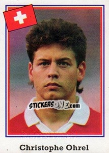 Sticker Christophe Ohrel - Mundial De Futbol USA 94 - Navarrete