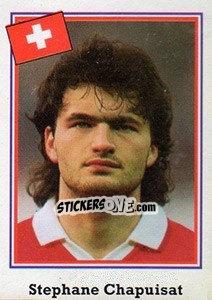 Sticker Stephane Chapuisat - Mundial De Futbol USA 94 - Navarrete