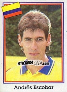 Sticker Andres Escobar - Mundial De Futbol USA 94 n. 44 - Navarrete