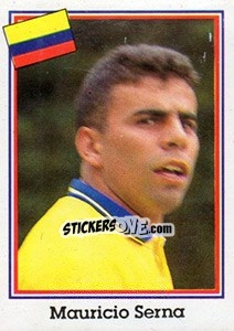 Cromo Mauricio Serna - Mundial De Futbol USA 94 - Navarrete