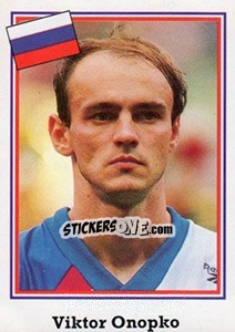 Sticker Viktor Onopko - Mundial De Futbol USA 94 n. 98 - Navarrete