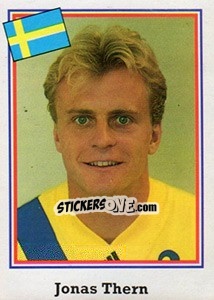 Cromo Jonas Thern - Mundial De Futbol USA 94 - Navarrete