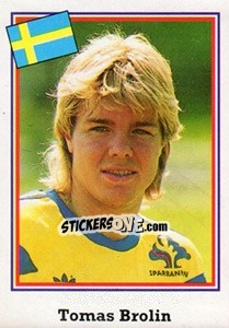 Cromo Tomas Brolin - Mundial De Futbol USA 94 - Navarrete