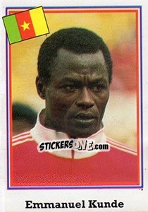 Sticker Emmanuel Kunde - Mundial De Futbol USA 94 n. 131 - Navarrete