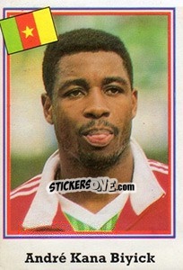Sticker André Kana Biyick - Mundial De Futbol USA 94 n. 137 - Navarrete
