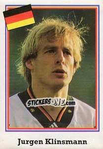 Sticker Jurgen Klinsmann - Mundial De Futbol USA 94 - Navarrete