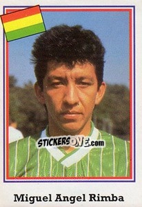 Sticker Miguel Angel Rimba - Mundial De Futbol USA 94 n. 171 - Navarrete