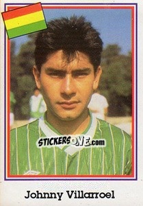 Sticker Johnny Villaroel - Mundial De Futbol USA 94 - Navarrete