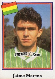 Sticker Jaime Moreno - Mundial De Futbol USA 94 - Navarrete