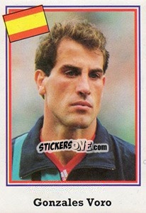 Sticker Gonzalez Voro - Mundial De Futbol USA 94 - Navarrete