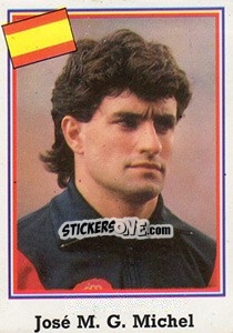 Cromo José M. G. Michel - Mundial De Futbol USA 94 n. 194 - Navarrete