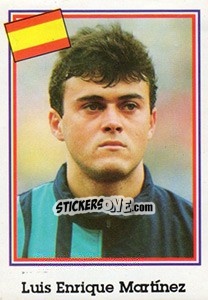 Sticker Luis Enrique Martínez - Mundial De Futbol USA 94 - Navarrete