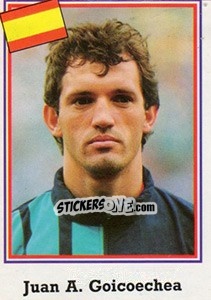 Sticker Juan A. Goicoechea - Mundial De Futbol USA 94 n. 198 - Navarrete
