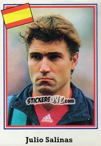 Sticker Julio Salinas - Mundial De Futbol USA 94 - Navarrete