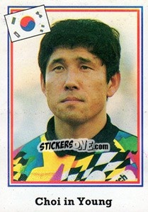 Figurina Choi In Young - Mundial De Futbol USA 94 - Navarrete