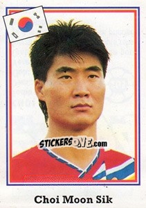 Figurina Choi Moon Sik - Mundial De Futbol USA 94 - Navarrete