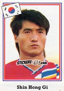 Cromo Shin Hong Gi - Mundial De Futbol USA 94 - Navarrete