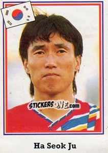 Cromo Ha Seok Ju - Mundial De Futbol USA 94 - Navarrete