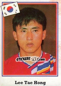 Cromo Lee Tae Hong - Mundial De Futbol USA 94 - Navarrete
