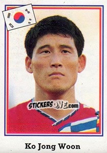 Cromo Ko Jong Woon - Mundial De Futbol USA 94 n. 209 - Navarrete