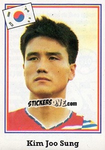 Sticker Kim Joo Sung - Mundial De Futbol USA 94 - Navarrete