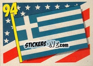 Sticker Bandera - Mundial De Futbol USA 94 n. 215 - Navarrete