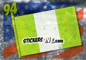 Sticker Bandera - Mundial De Futbol USA 94 n. 217 - Navarrete