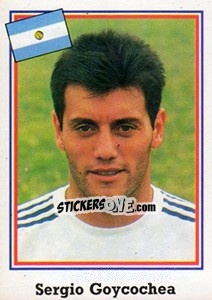 Sticker Sergio Goycochea - Mundial De Futbol USA 94 - Navarrete