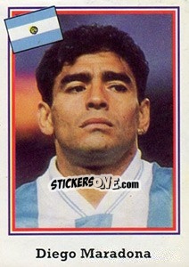 Sticker Diego Maradona - Mundial De Futbol USA 94 n. 227 - Navarrete