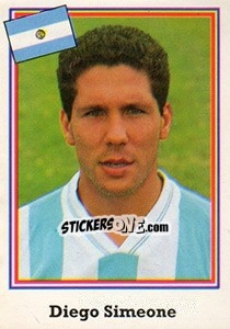 Sticker Diego Simeone - Mundial De Futbol USA 94 n. 230 - Navarrete