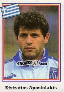 Sticker Efstratois Apostolakis - Mundial De Futbol USA 94 n. 238 - Navarrete