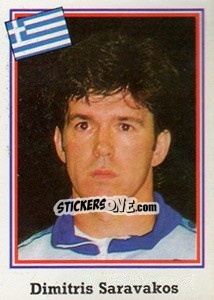 Cromo Dimitiris Saravakos - Mundial De Futbol USA 94 n. 251 - Navarrete