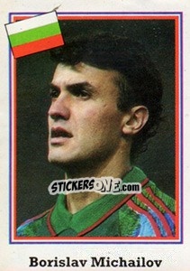Sticker Borilsav Michailov - Mundial De Futbol USA 94 n. 253 - Navarrete