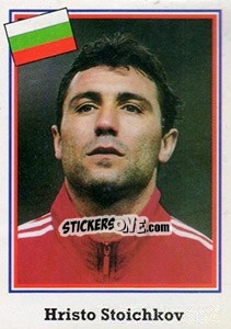 Sticker Hristo Stoichkov - Mundial De Futbol USA 94 - Navarrete