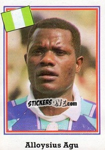 Sticker Alloysius Agu - Mundial De Futbol USA 94 n. 270 - Navarrete