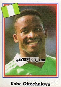 Cromo Uche Okechukwe - Mundial De Futbol USA 94 - Navarrete