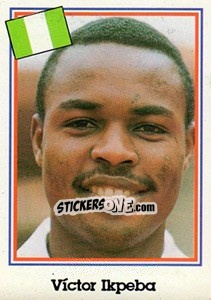 Sticker Víctor Ikpeba - Mundial De Futbol USA 94 - Navarrete